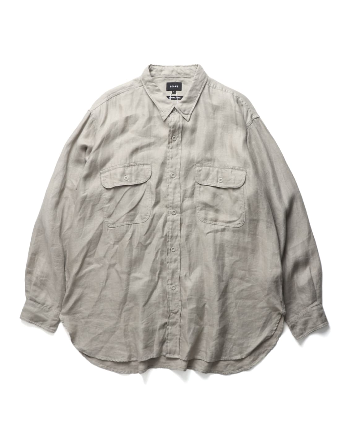BEAMS Linen CPO Easy Shirt 상품이미지1