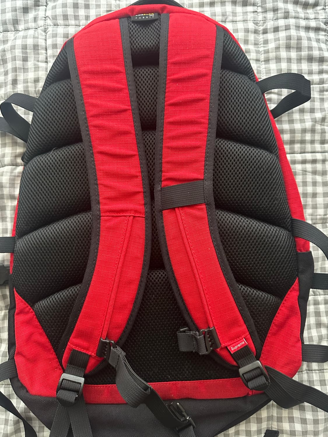 14FW 슈프림 하이비스 백팩 레드 상품이미지3