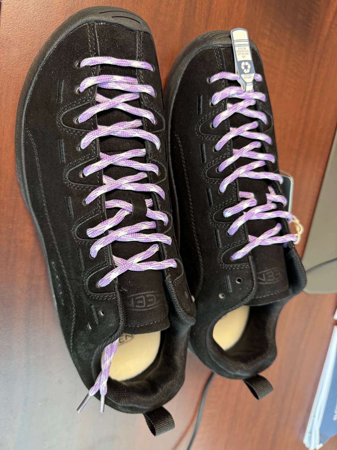 킨 재스퍼 스웨이드 스니커즈 블랙 260 상품이미지1