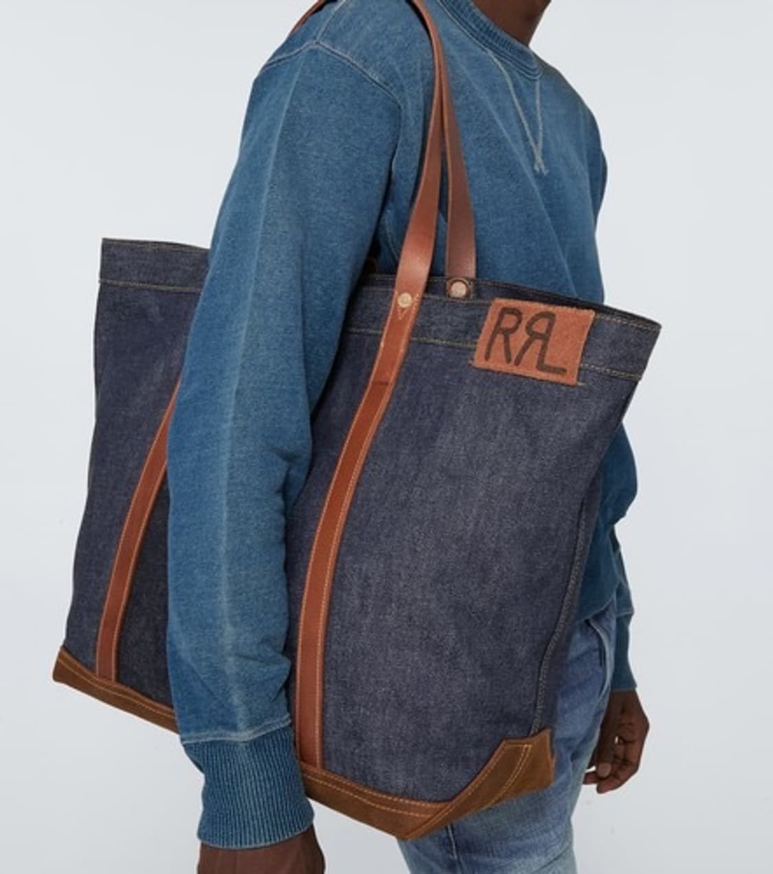 더블알엘 데님 토트백/숄더백/쇼퍼백 OS 상품이미지10