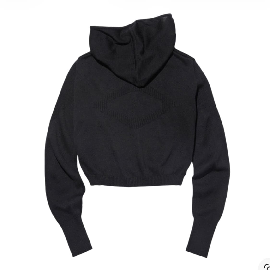 미스치프 롬버스 니트 후드 집업 니티드 후드 블랙 M  상품이미지2