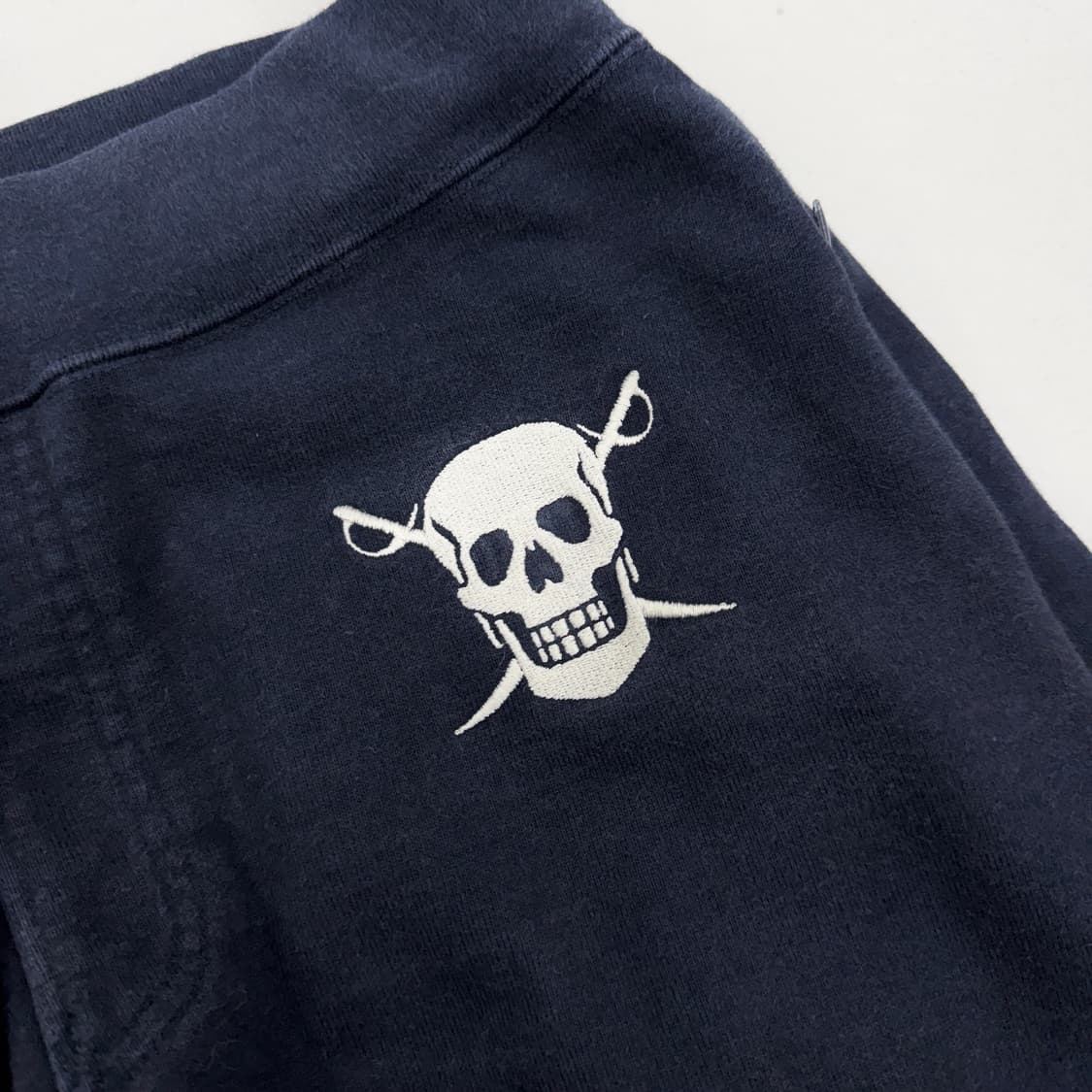 히스테릭글래머 제팬 스컬 해골 자수 부츠컷 트랙팬츠 상품이미지3