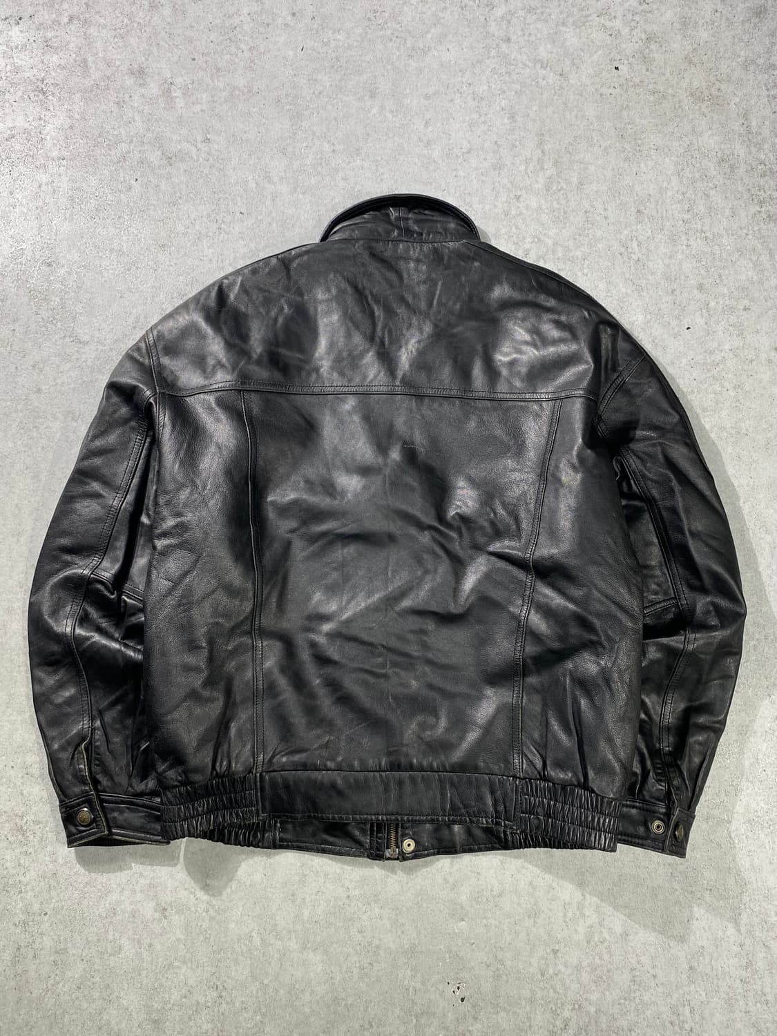 [110] 90s VOCANO 양가죽 레더 봄버자켓 상품이미지6