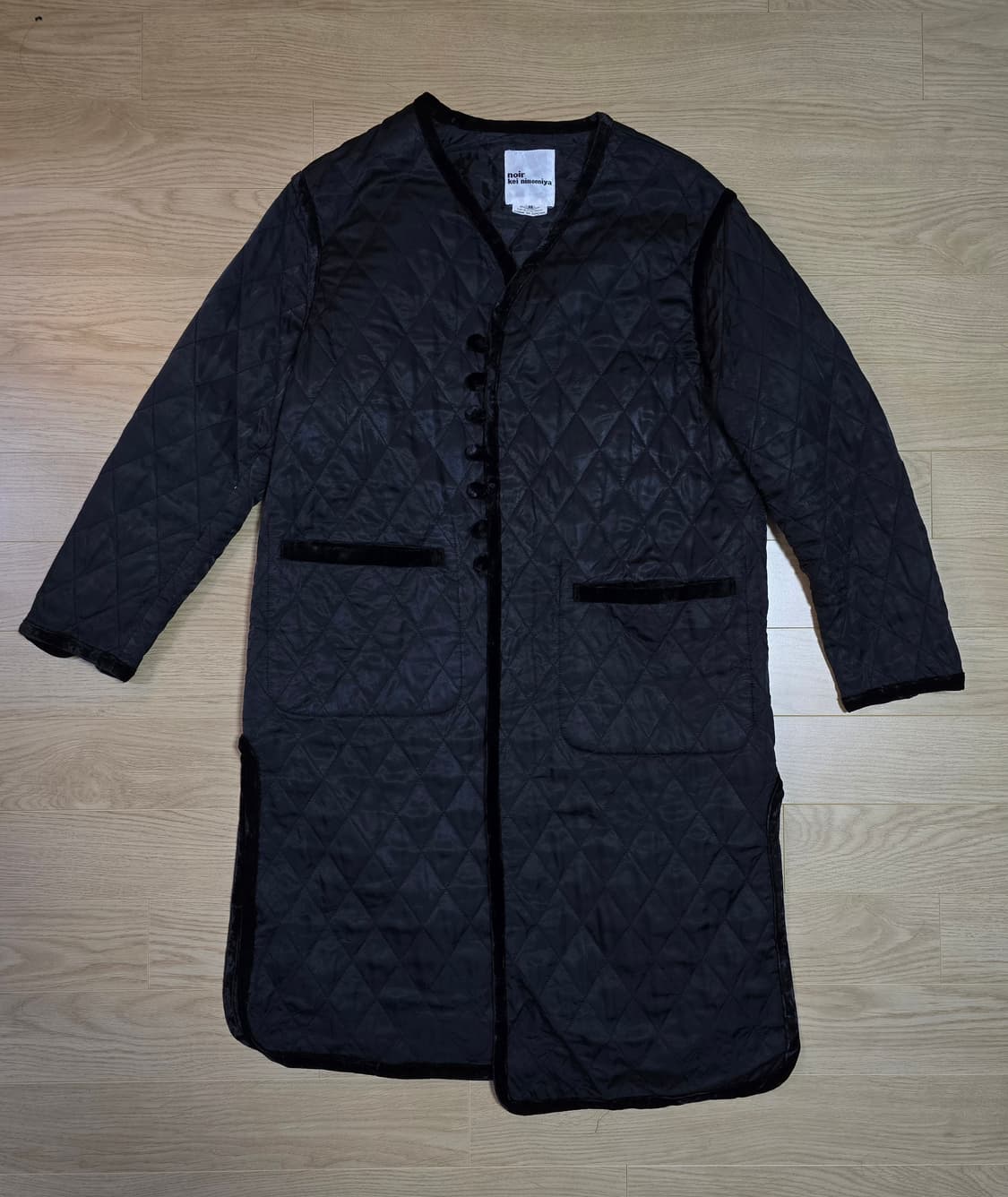 noir kei ninomiya 느와 케이 니노미야 퀄팅 디자인 코트 상품이미지4