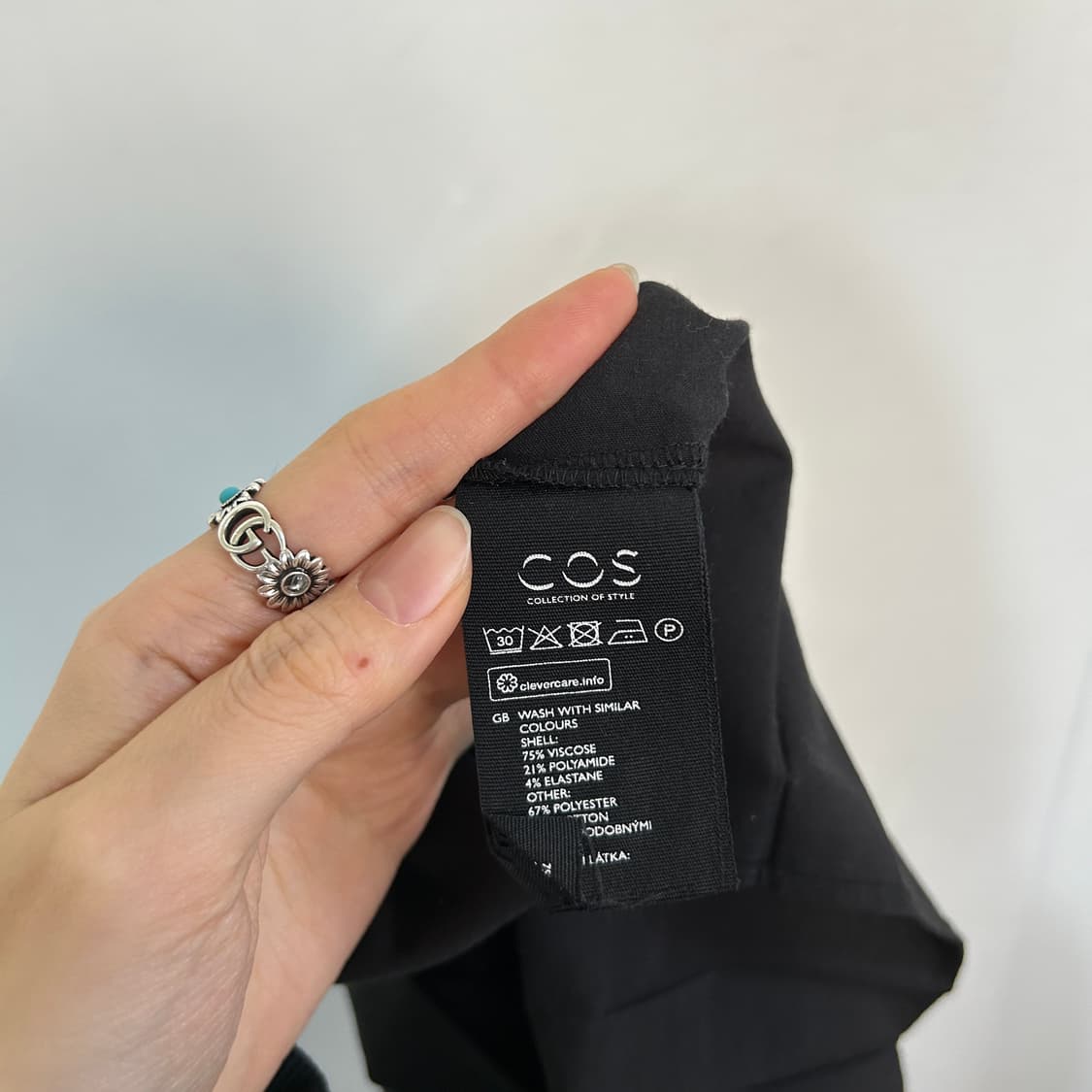 코스 밑단 플리츠주름 롱티셔츠 블라우스 55정도 상품이미지4