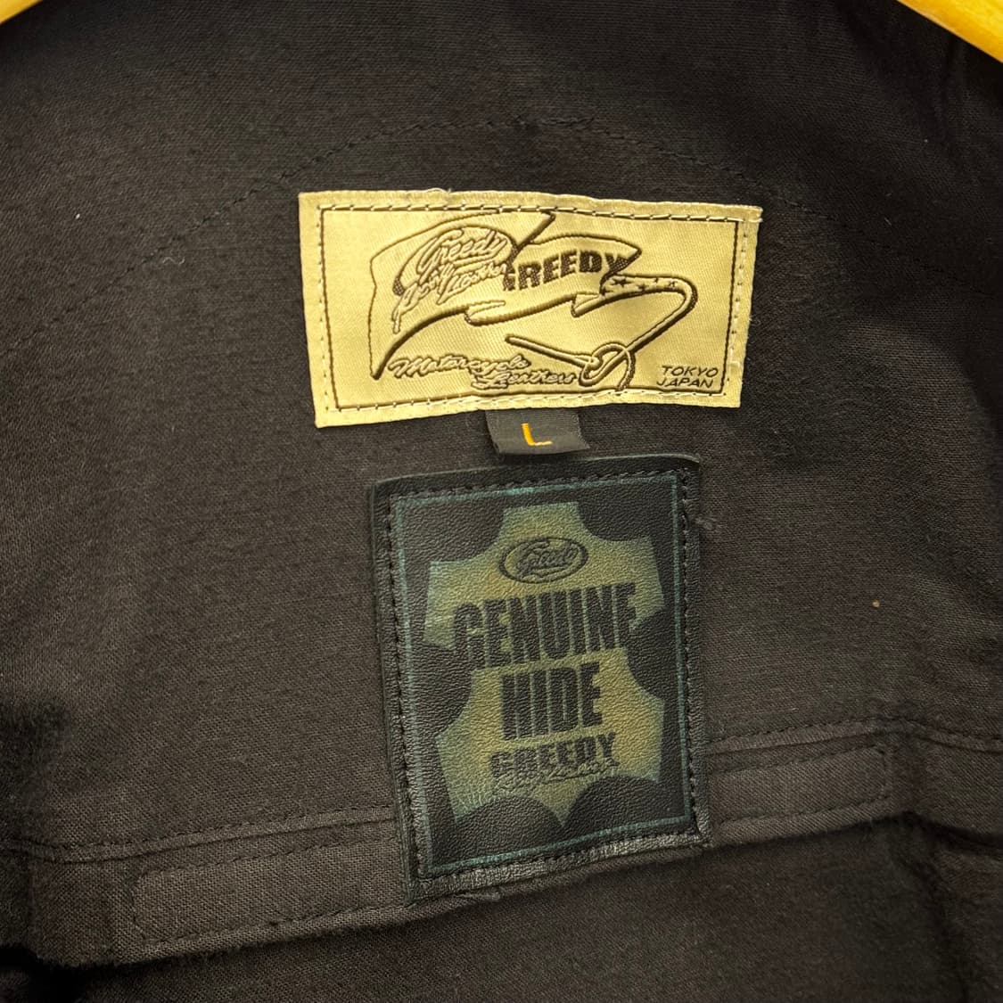 GREEDY 그리디 재팬 소가죽 라이더 자켓 (L) 상품이미지7