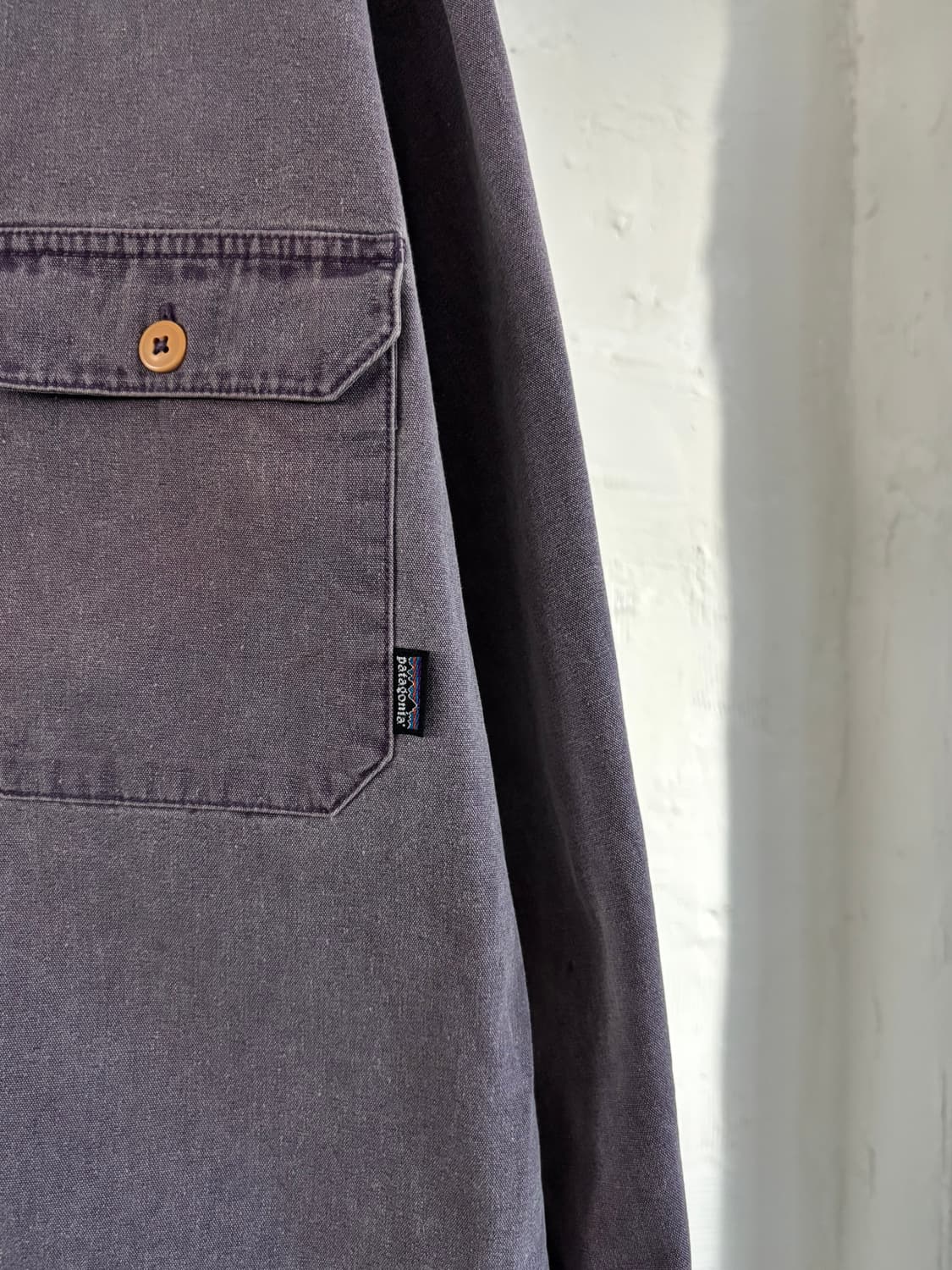 Patagonia 파타고니아 94‘s 퍼플 캔버스 코튼 셔츠  상품이미지5
