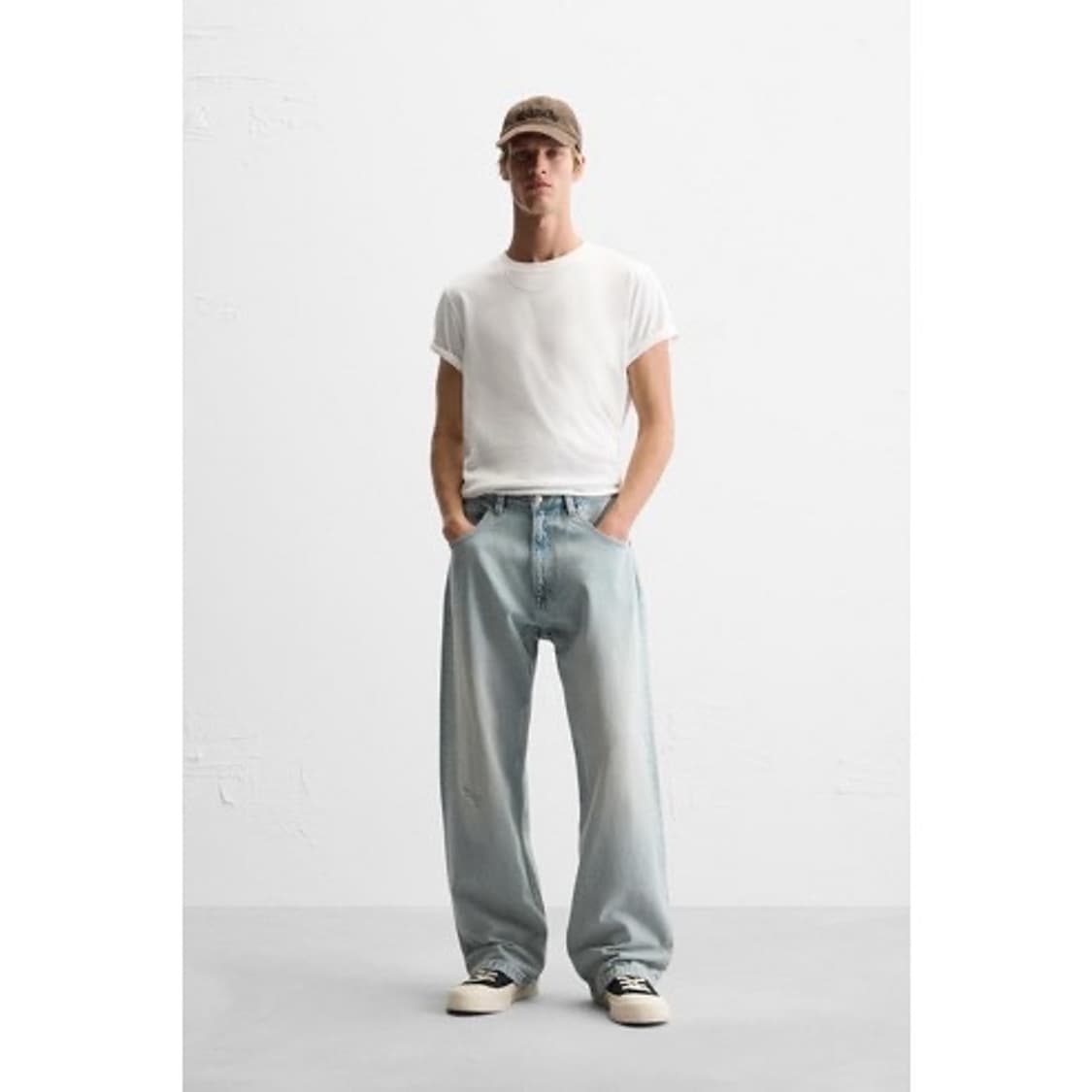 자라 ZARA JEANS BAGGY FIT 미디움 블루 상품이미지1