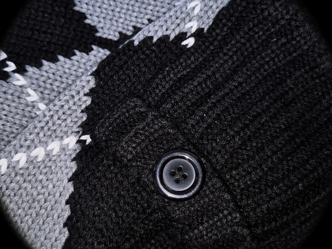 Vintage Argyle knit pocket ops 상품이미지2