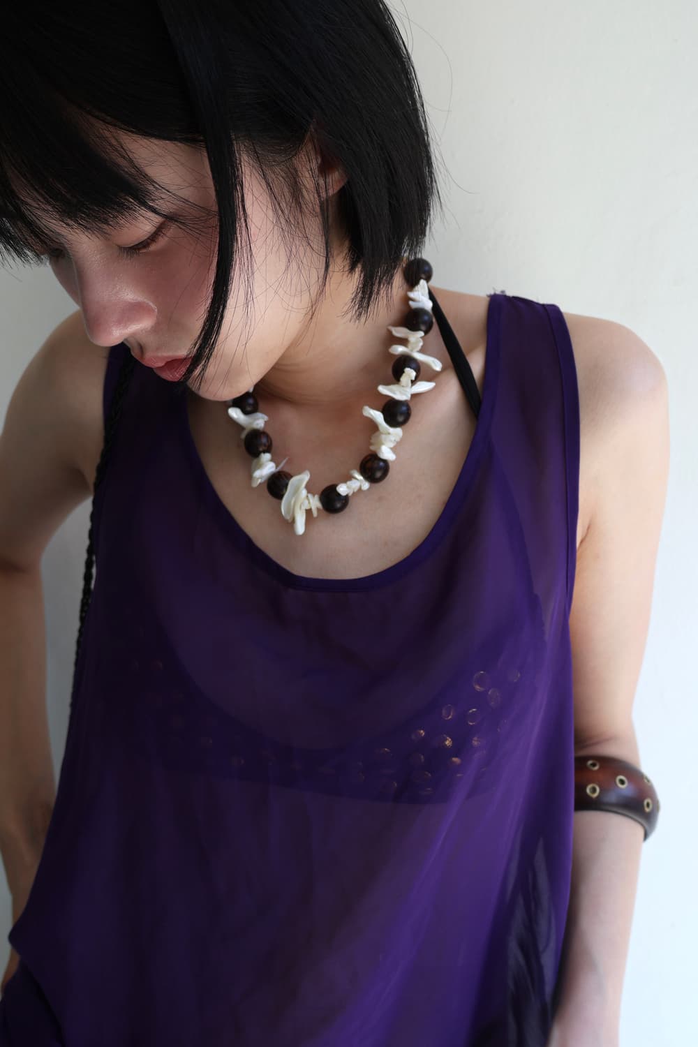 [heureul] shell drift wood necklace 상품이미지5