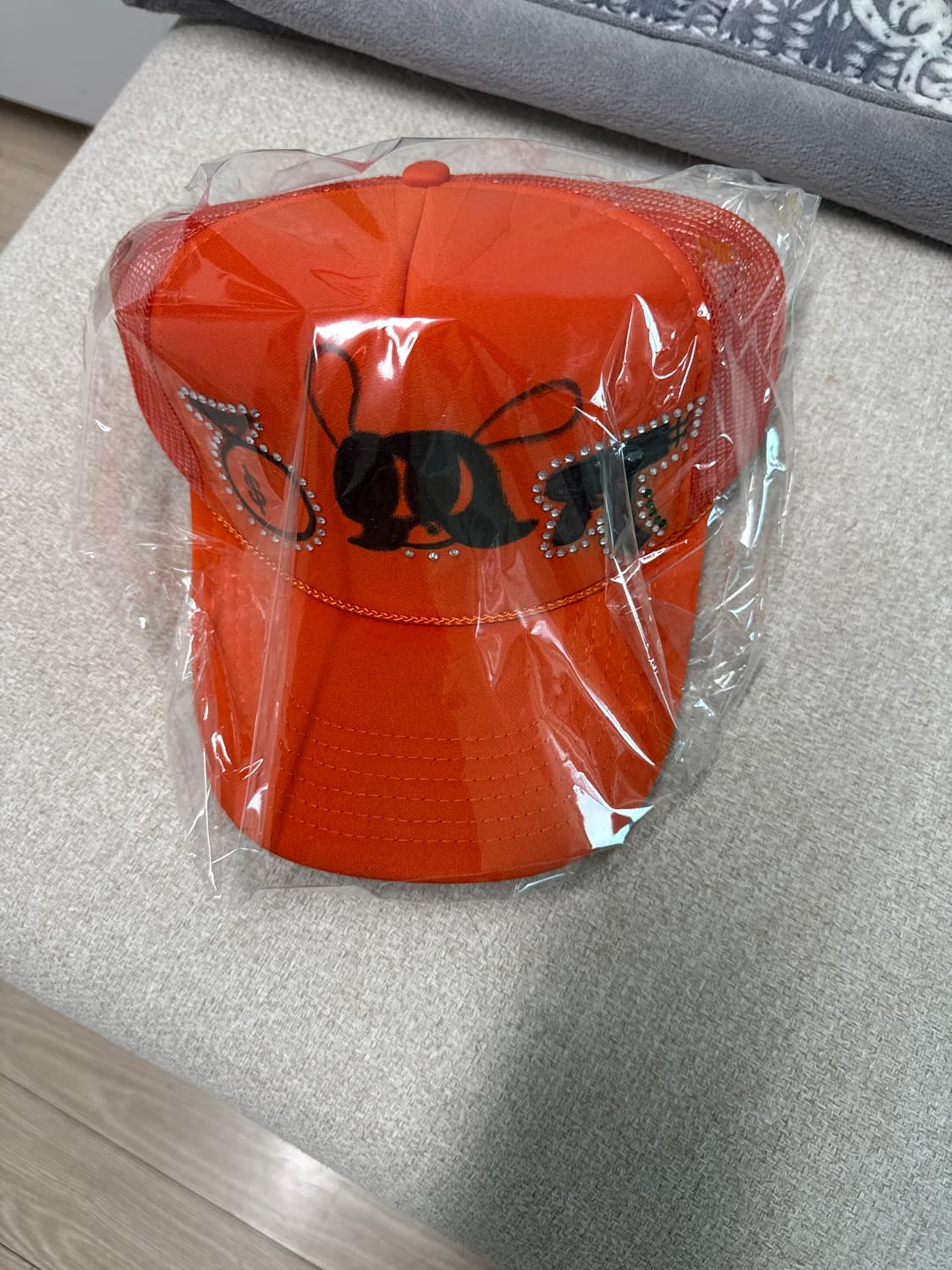 Skoloct 갱 머니 💲🔫스냅백 오렌지 상품이미지8