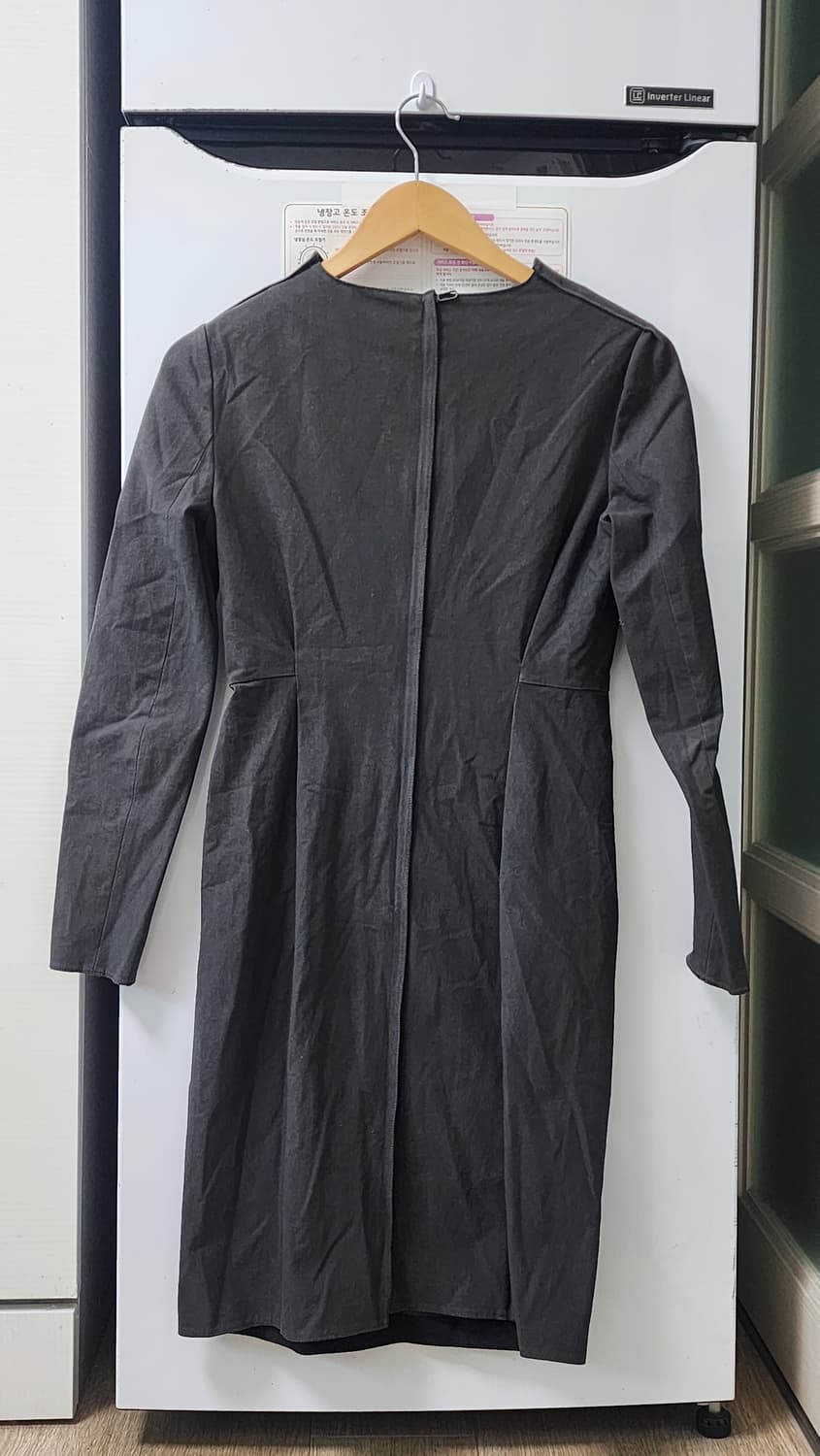 마인 MINE 드레이프 롱슬리브 원피스 상품이미지2