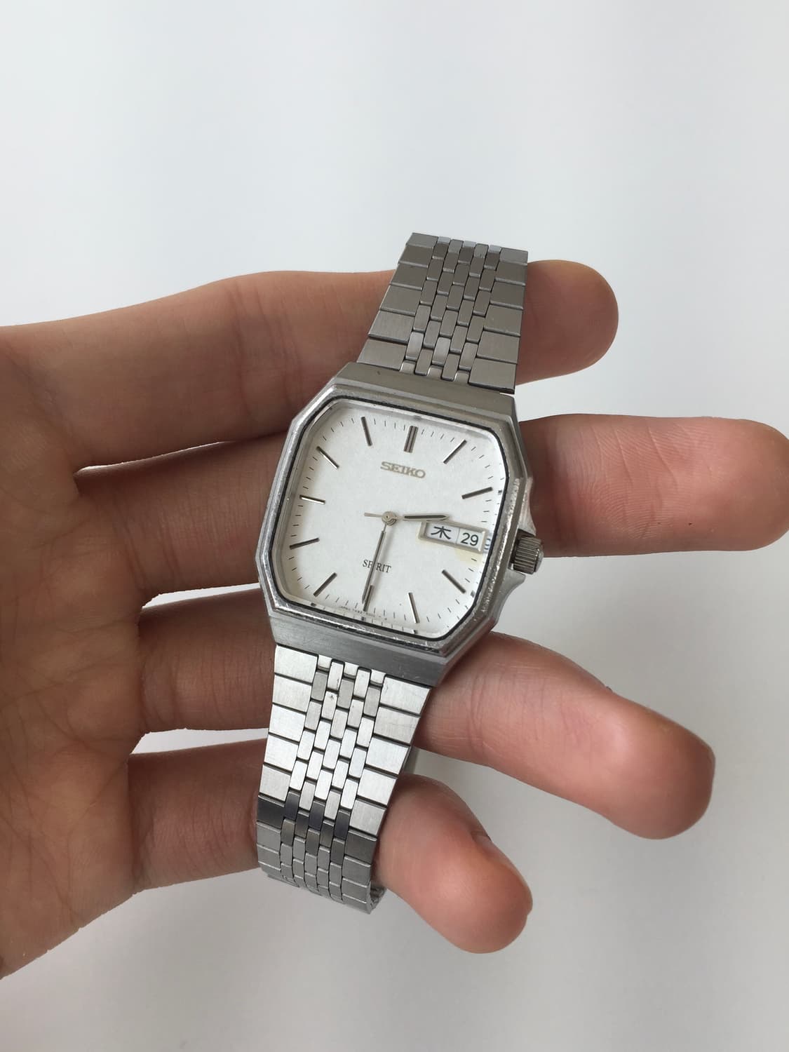 90s seiko spirit square day-date 상품이미지6