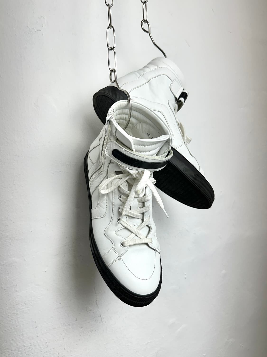 Pierre Hardy Leather High-Top Sneakers 상품이미지2