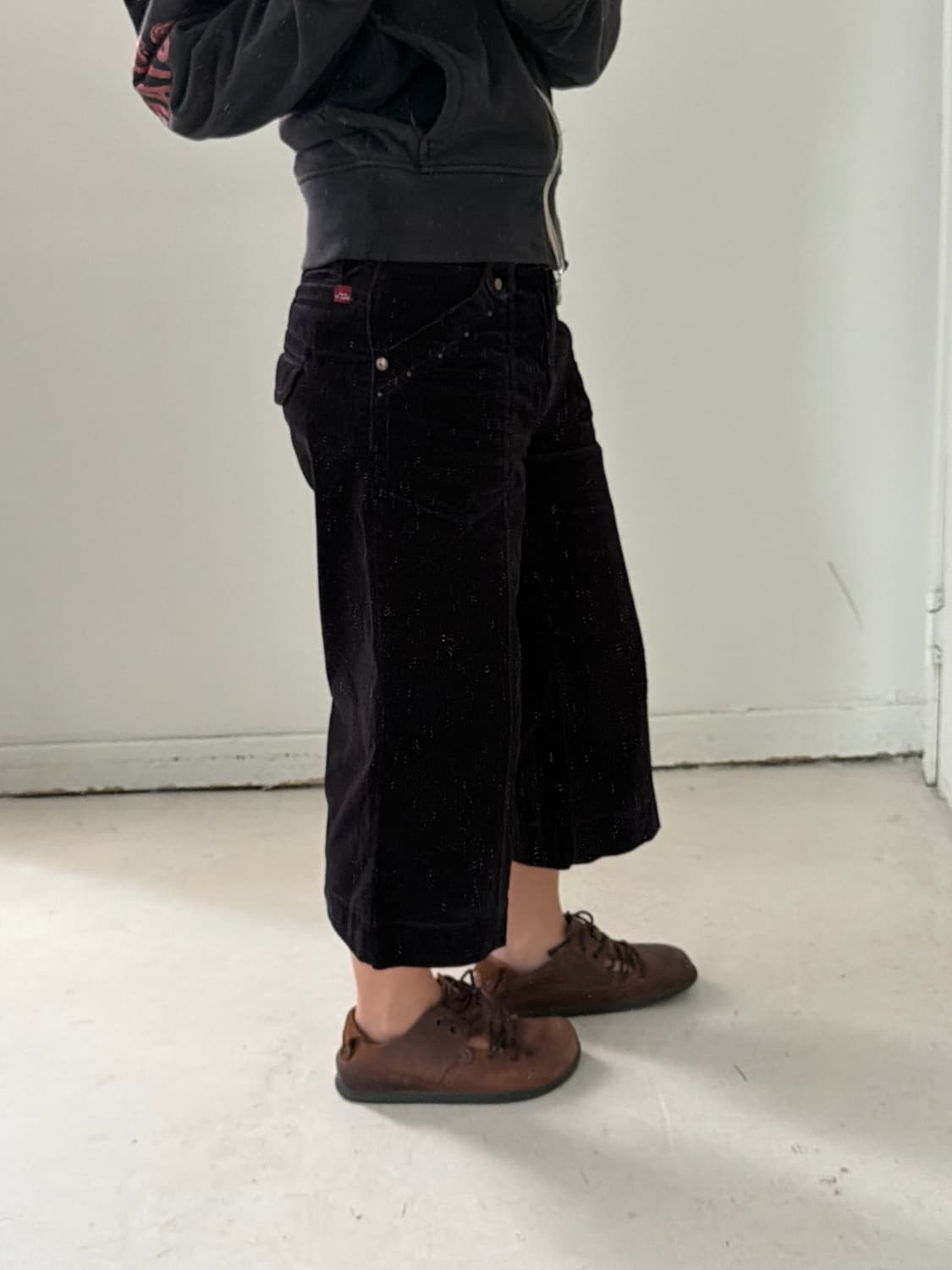 일본빈티지 Y2K 빈티지 크롭 와이드 팬츠 상품이미지3