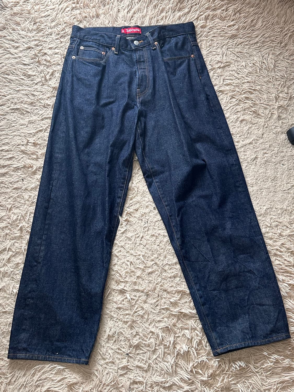 슈프림 셀비지 리지드 인디고 배기진 32 상품이미지2