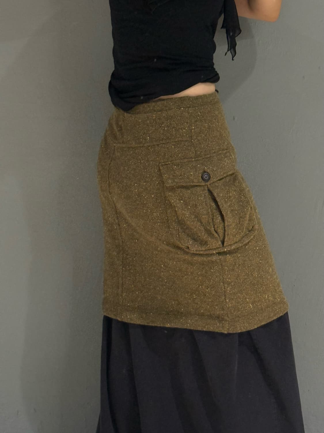 bokashi cargo detail midi skirt 상품이미지2
