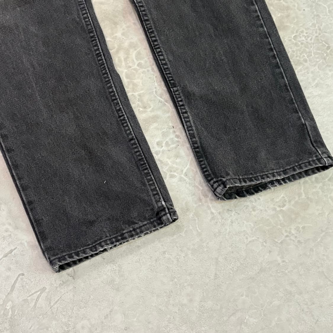 [36/30] 90s USA🇺🇸 리바이스 505 오렌지 탭 블랙 흑청 상품이미지2