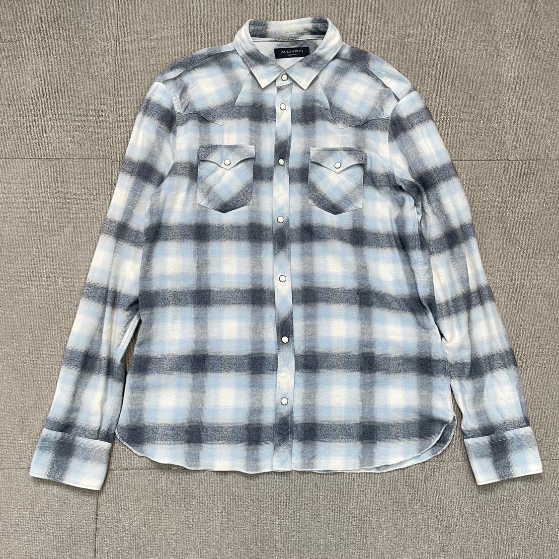 ALLSAINTS 올세인츠 플렌날 옴브레 웨스턴셔츠 m 상품이미지1