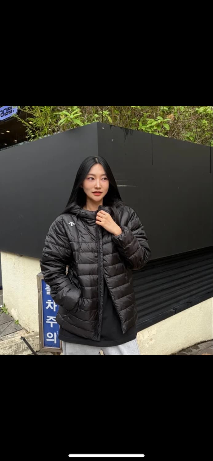 데상트 경량 패딩 팔아요 m 95 상품이미지5