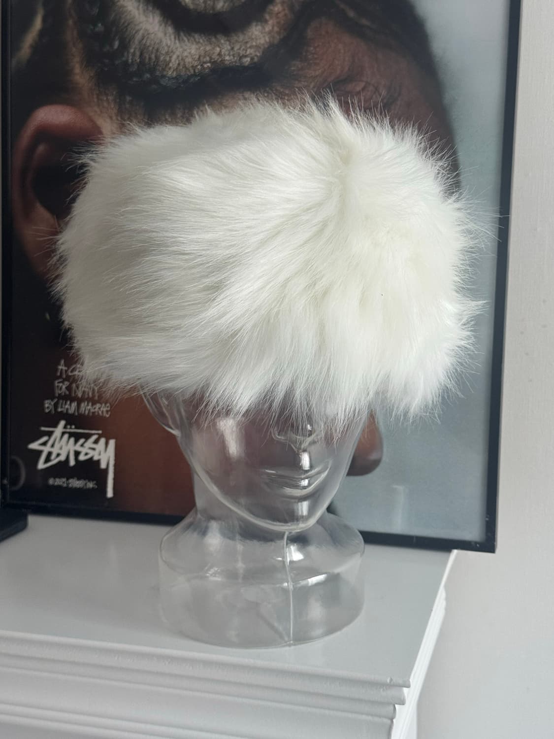 당일배송 퍼모자 화이트 털모자 상품이미지4