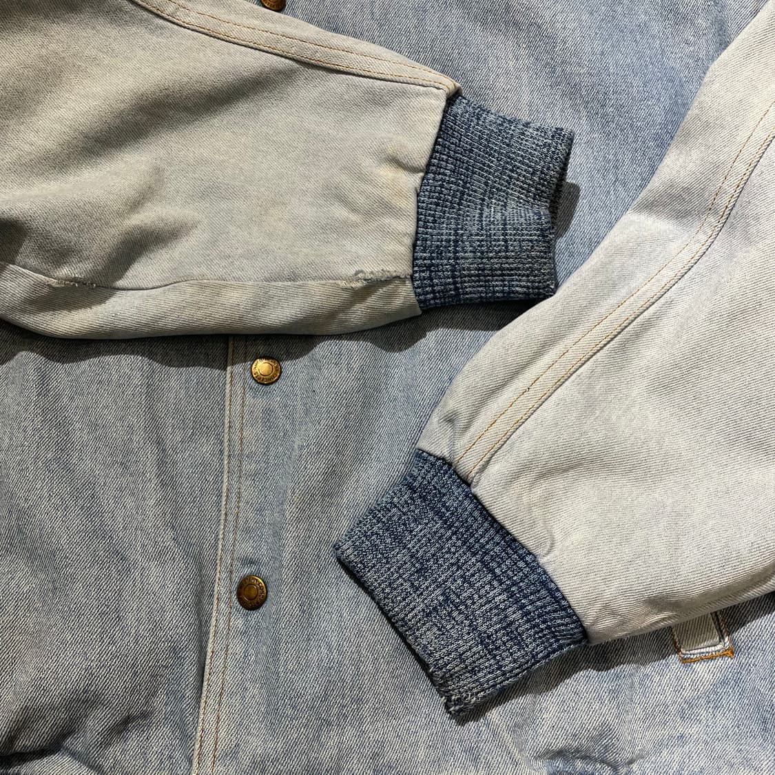 (M) 아메리칸 빈티지 데님 바시티 자켓  상품이미지4