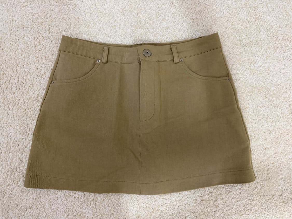 [주드 Jud] 어텀 코튼 스커트 (베이지 / S / 미착용 새상품) 상품이미지3