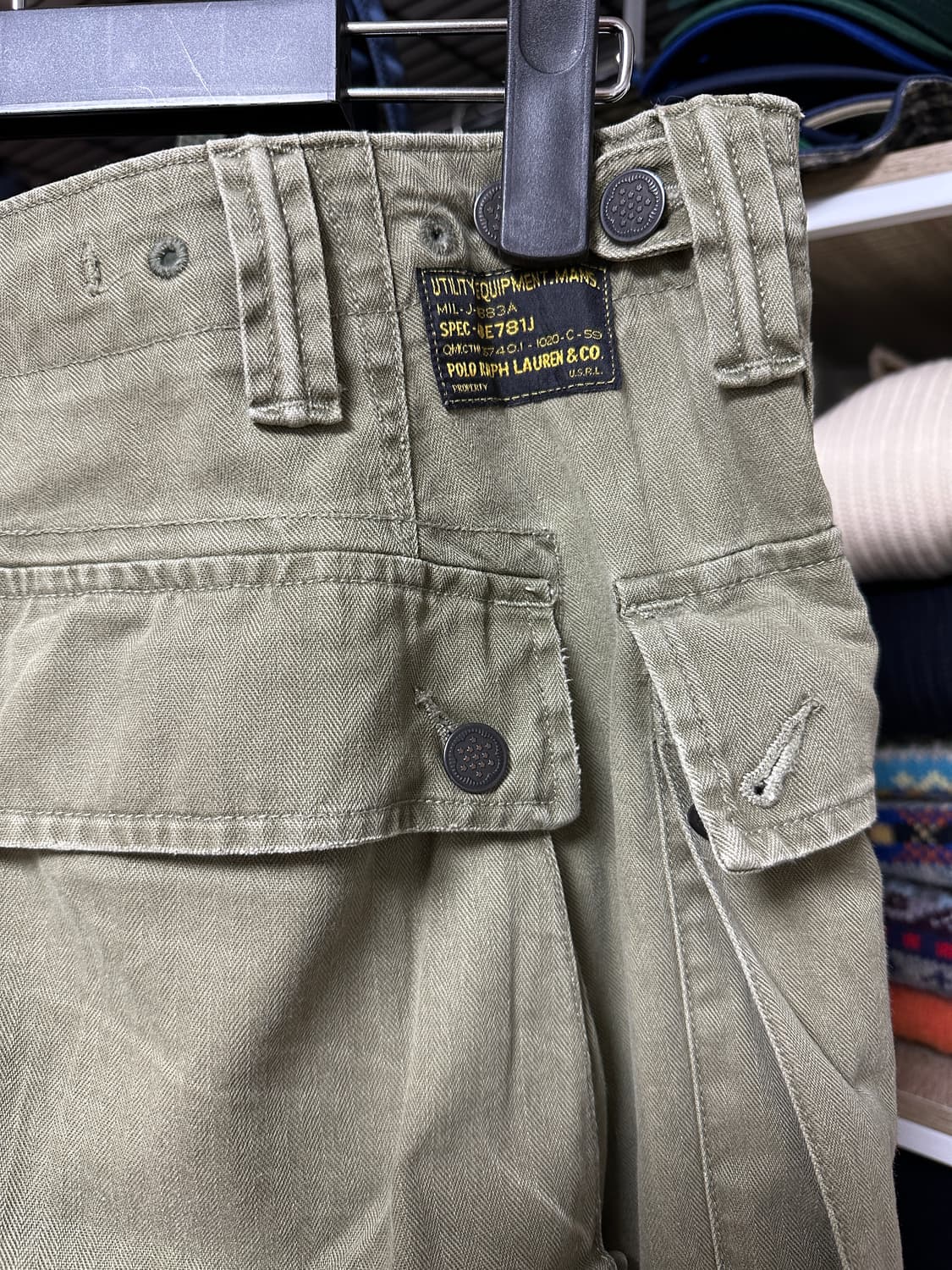 (30-31) 폴로 랄프로렌 P44 HBT몽키팬츠 30x30 상품이미지3