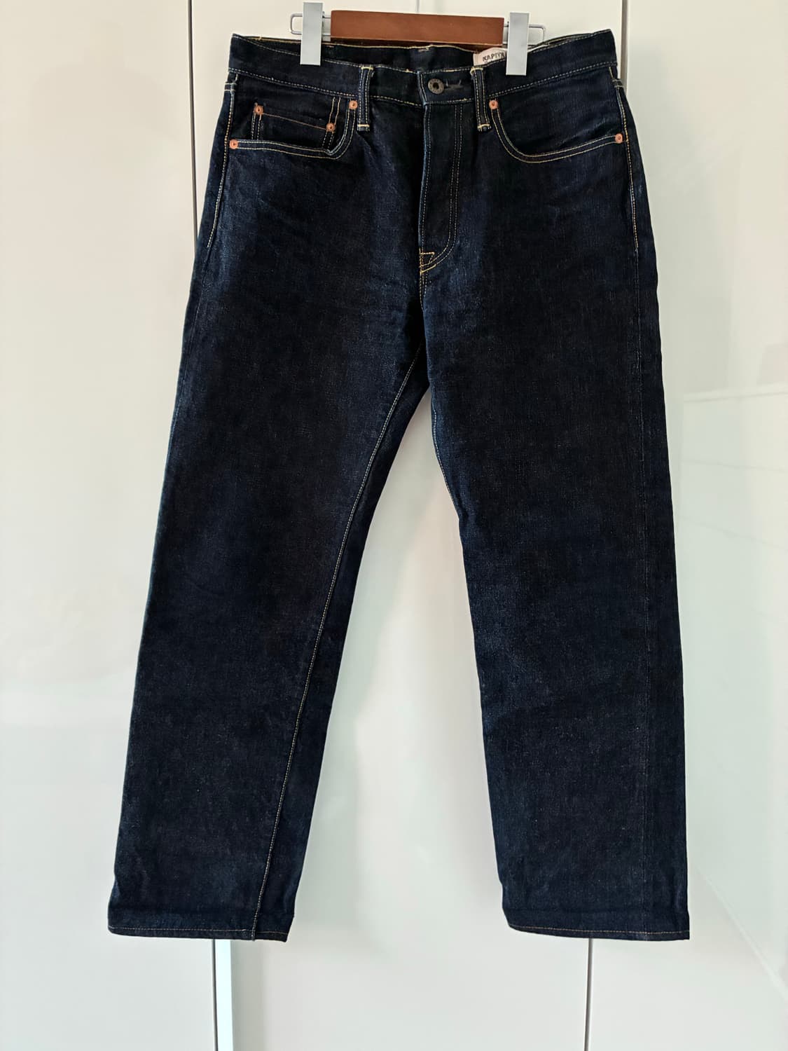 [KAPITAL] 캐피탈 셀비지 스트레이트 데님 진 32 남성 상품이미지1