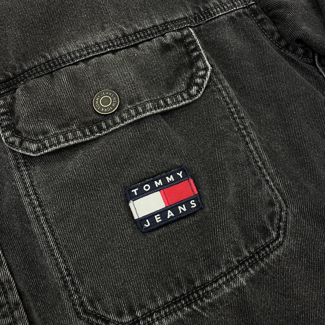 타미힐피거 블랙 데님 자켓 상품이미지2