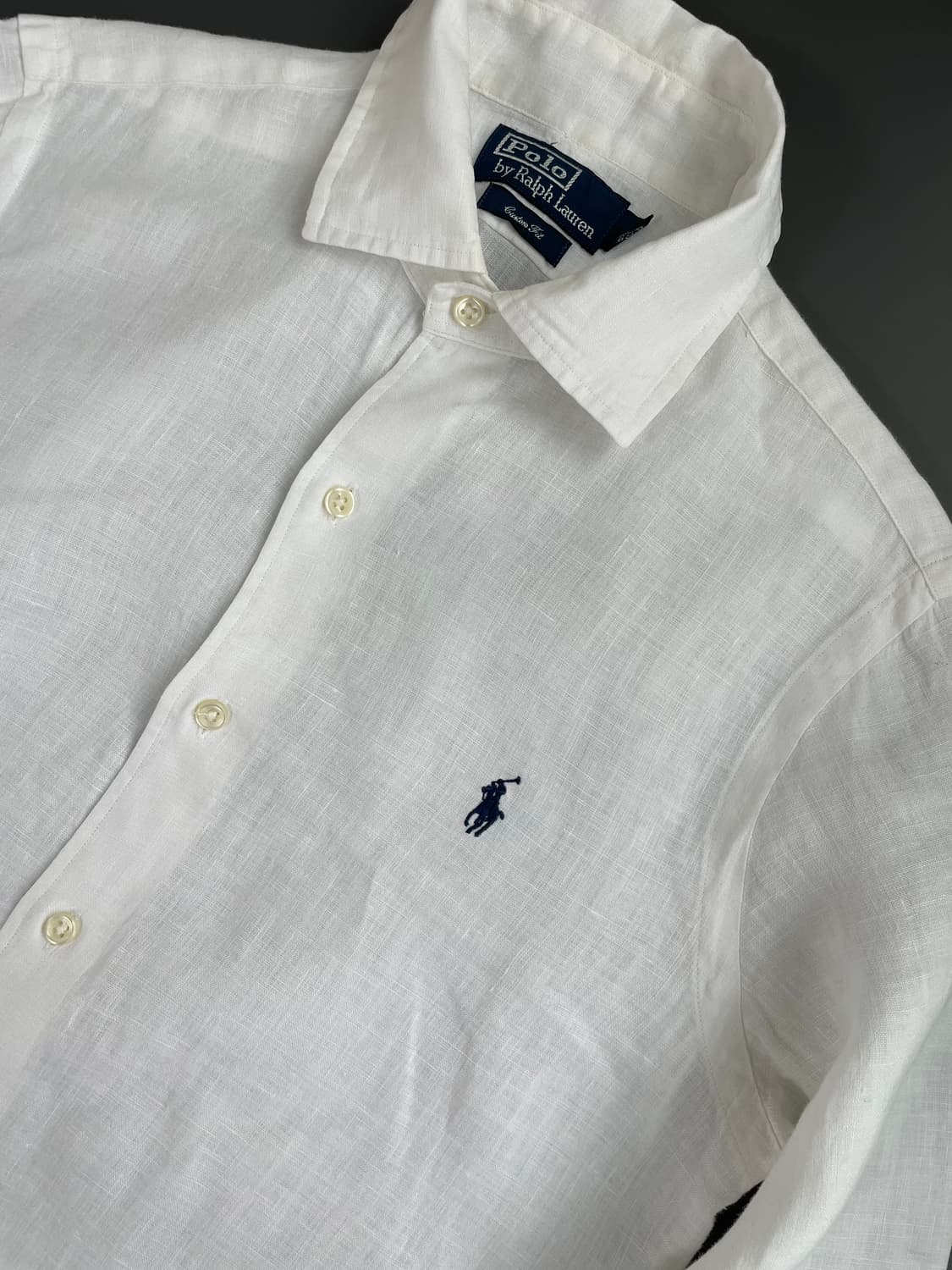 [S] 폴로 랄프로렌 여성 린넨 셔츠 커스텀 핏 상품이미지2