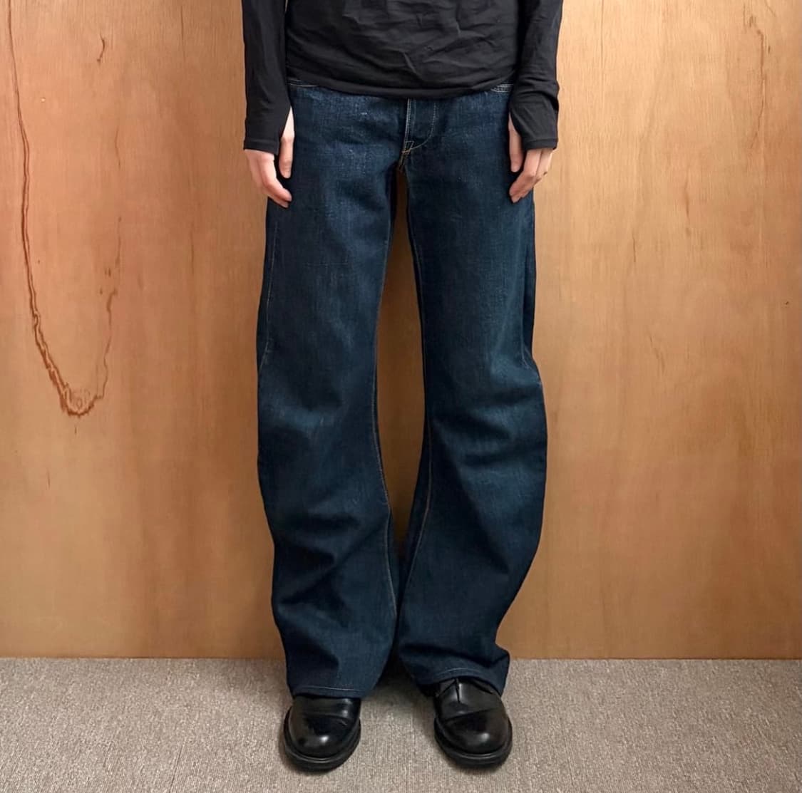 wjk 바나나 플레어 데님 상품이미지1