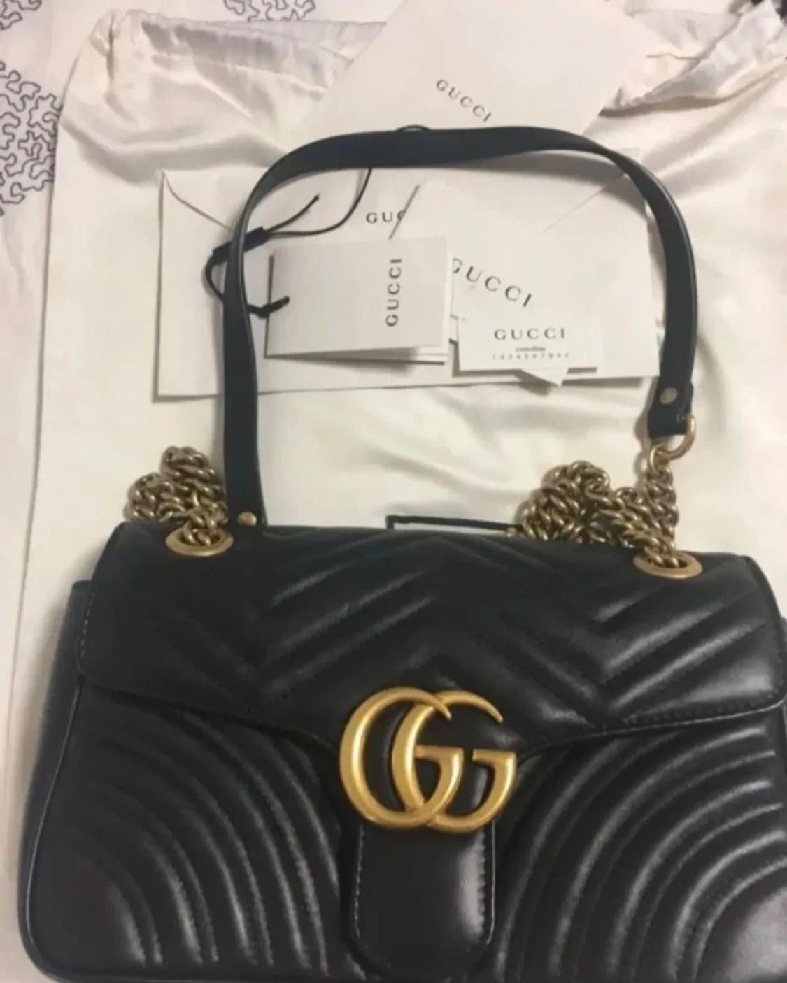 구찌 마몬트 마틀라세 숄더백 상품이미지5