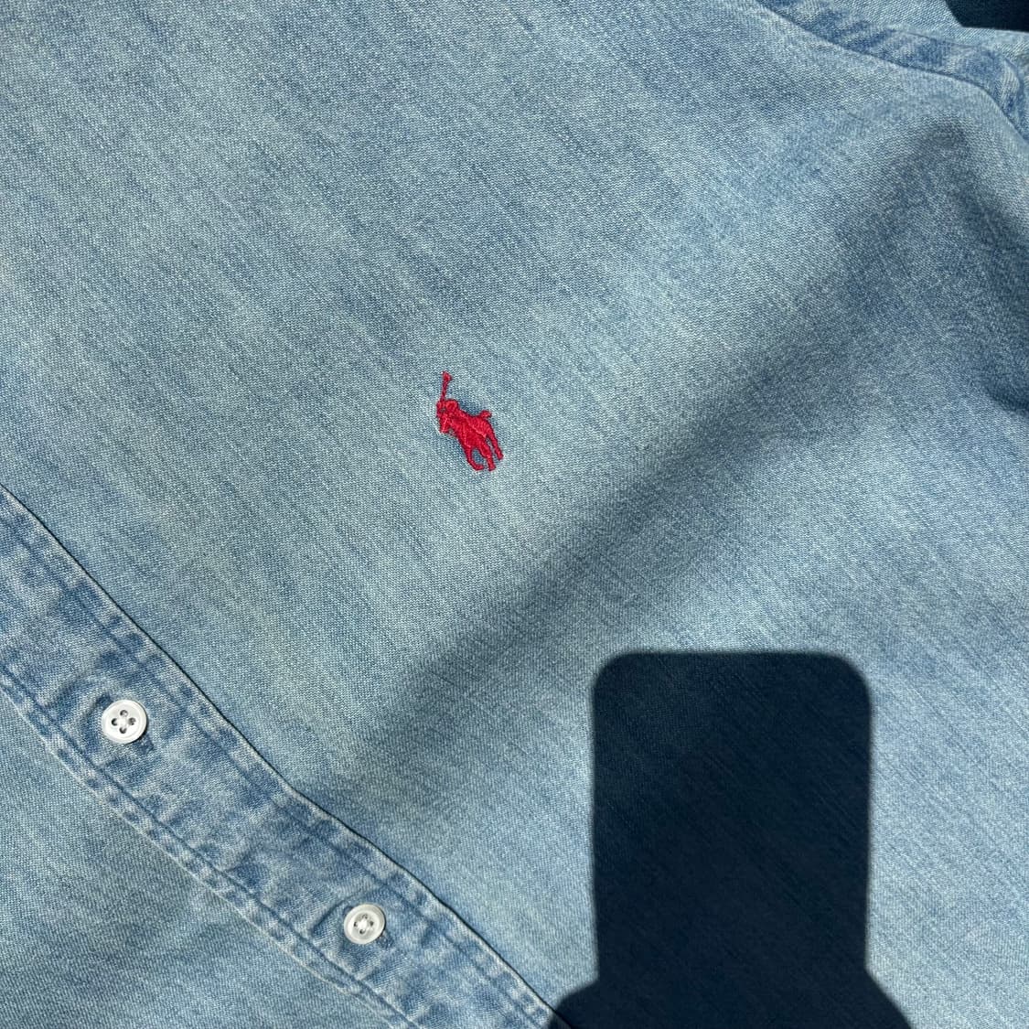 올드 폴로 랄프로렌 데님 셔츠 상품이미지5