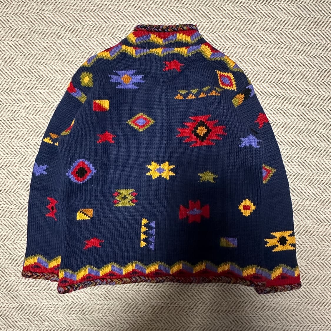 VINTAGE heavy wool knit sweater 상품이미지2