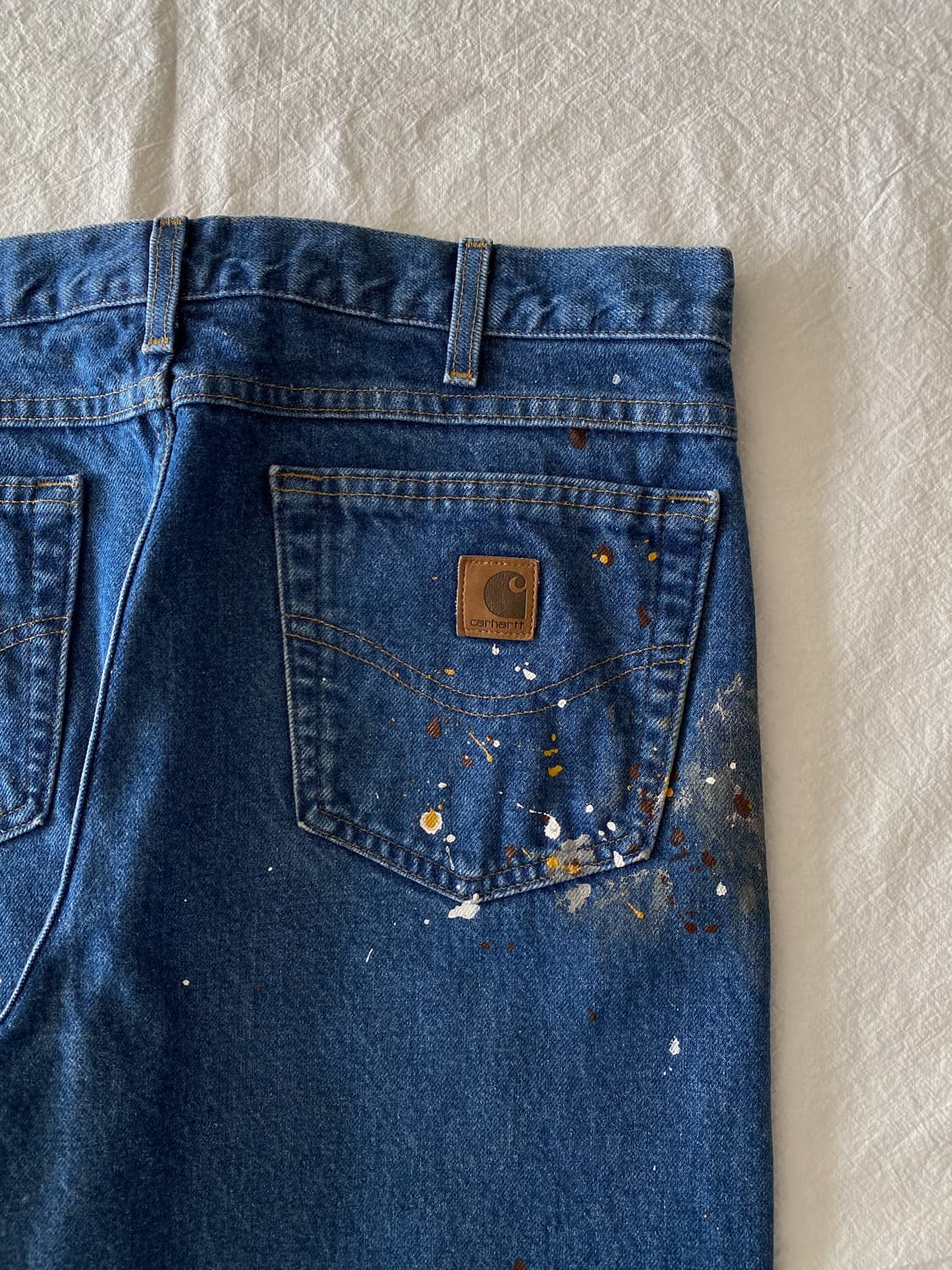 칼하트 페인팅 데님 팬츠 상품이미지8