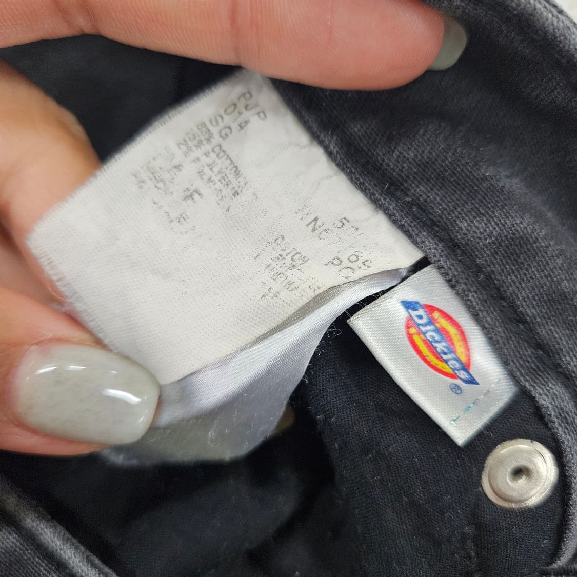 [27] 디키즈 워크웨어 블랙 데님 팬츠 1204JM1 상품이미지3