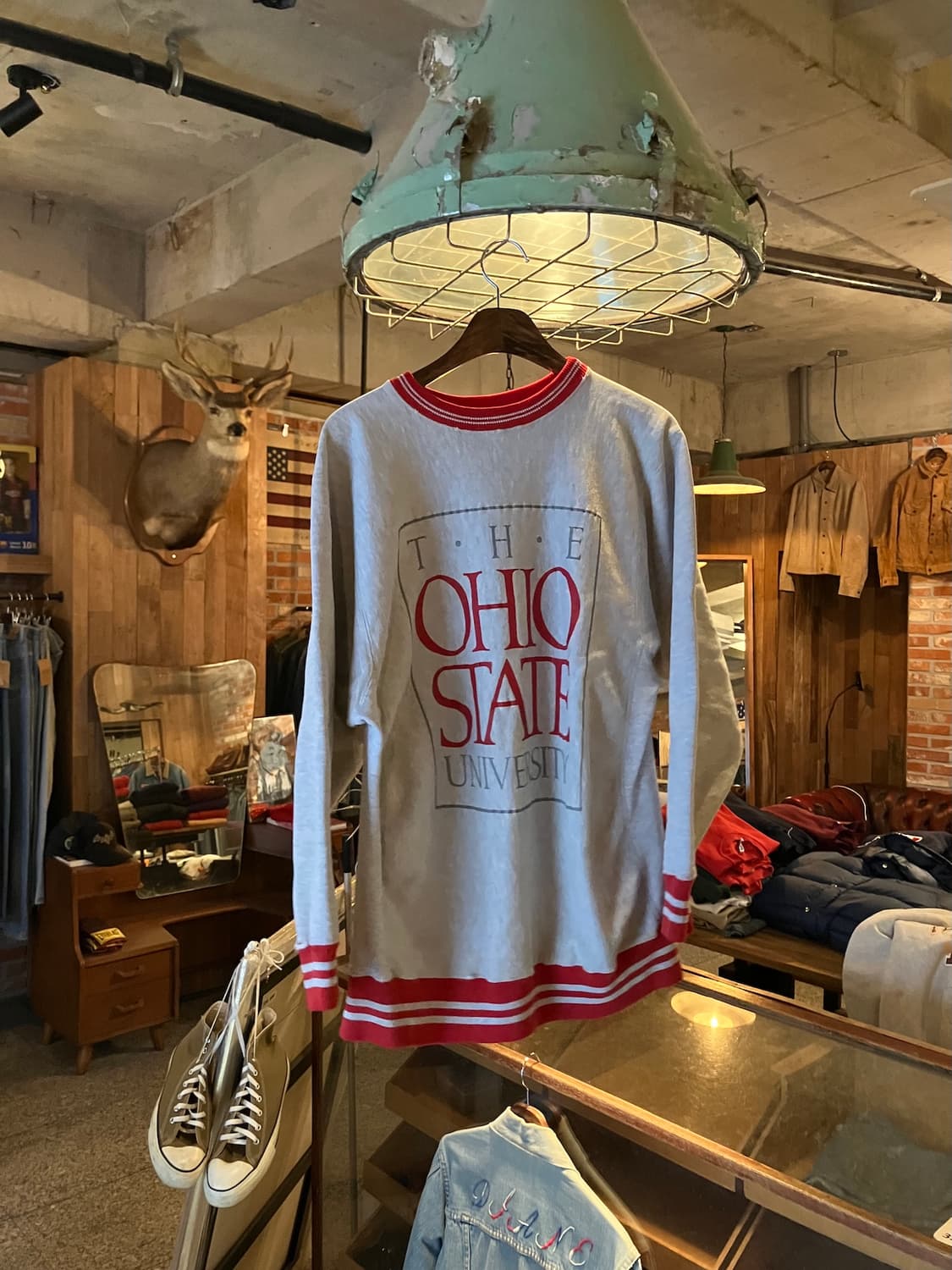 90s USA 빈티지 챔피온 리버스위브 스웻 셔츠 맨투맨 상품이미지1