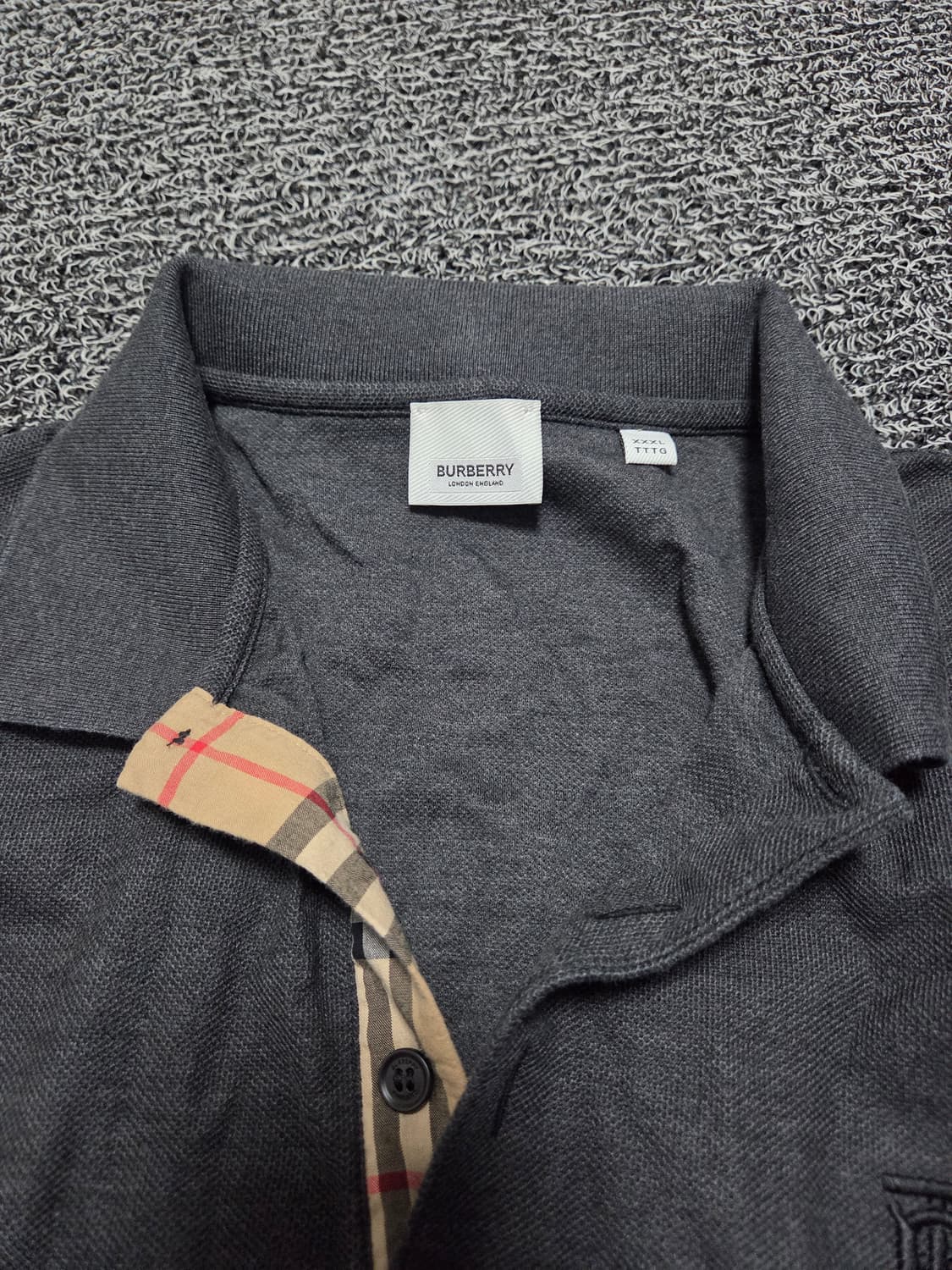 버버리 TB로고 티셔츠/3XL/진그레이(2) 상품이미지3