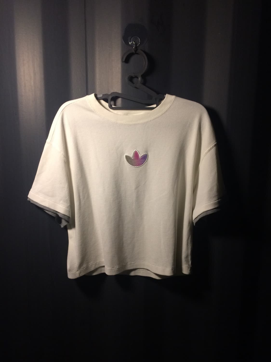 📍아디디스 파이어버드 크롭 탑 화이트 L 상품이미지1
