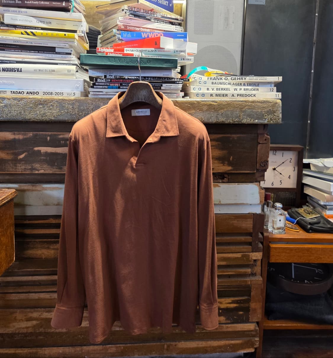 ARMEO.D 오픈칼라넥 티셔츠 상품이미지10