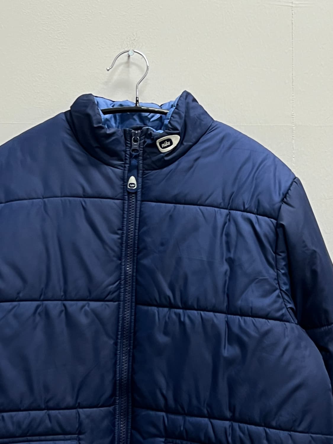 (L) 나이키 올드스쿨 솜 패딩 자켓 네이비 상품이미지3