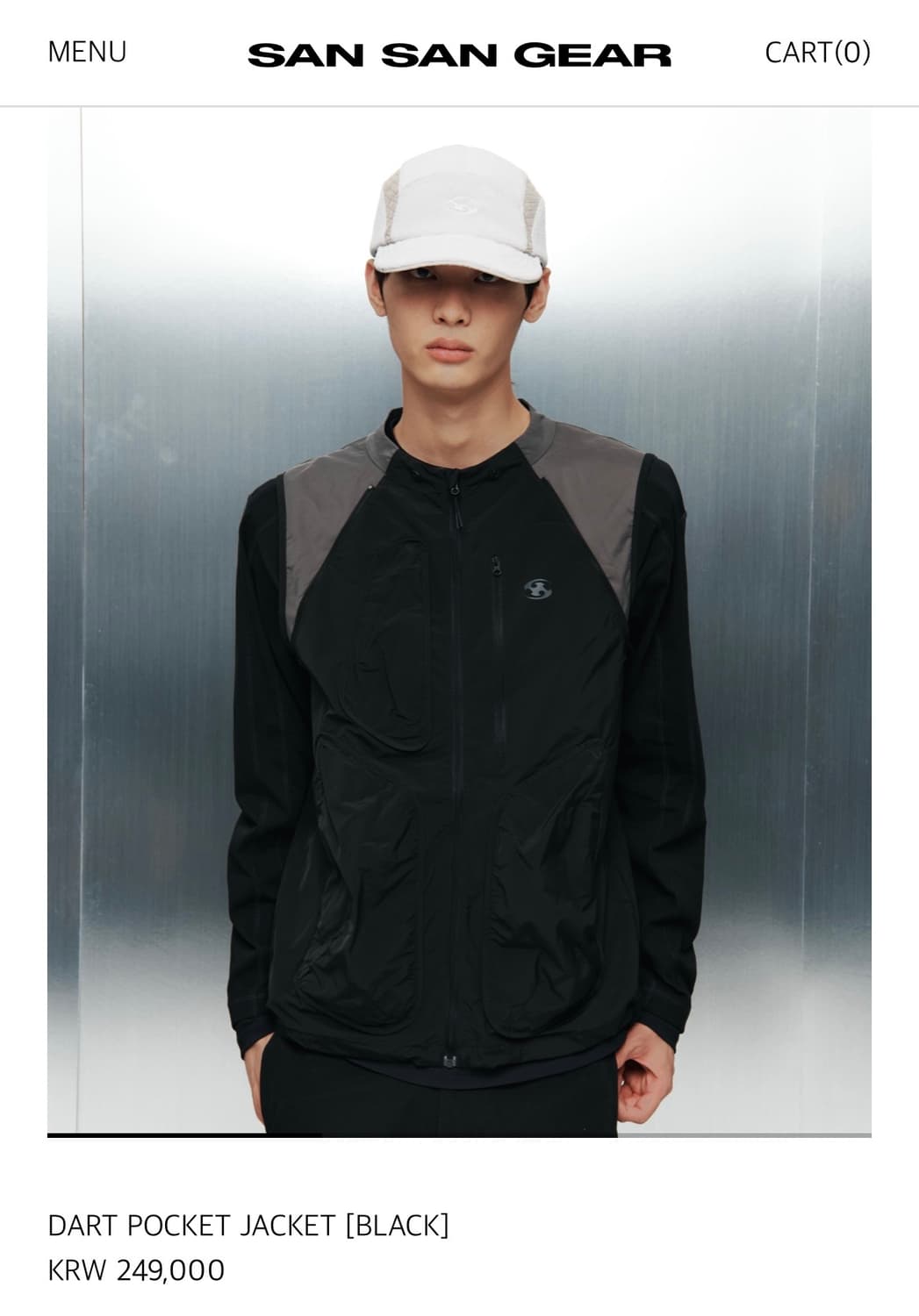 산산기어 DART POCKET JACKET [BLACK] 상품이미지1