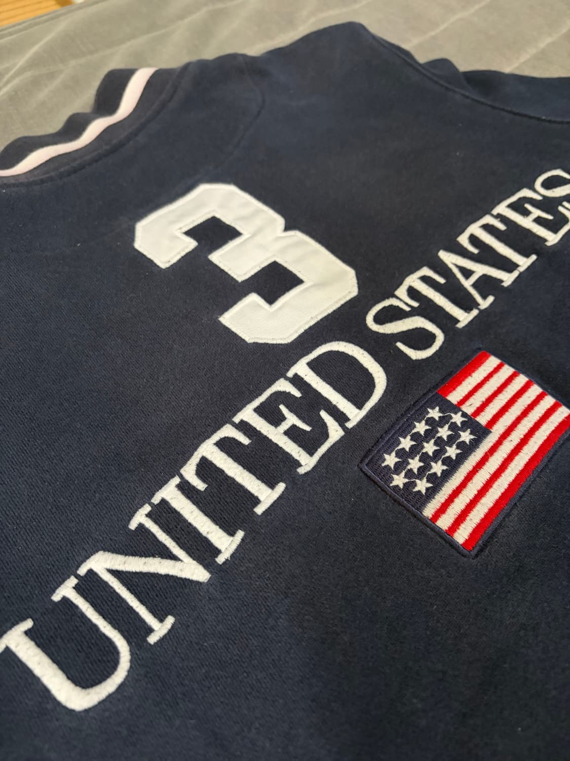 대장매물)폴로 빅포니 치프키프 성조기 바시티 자켓 상품이미지6