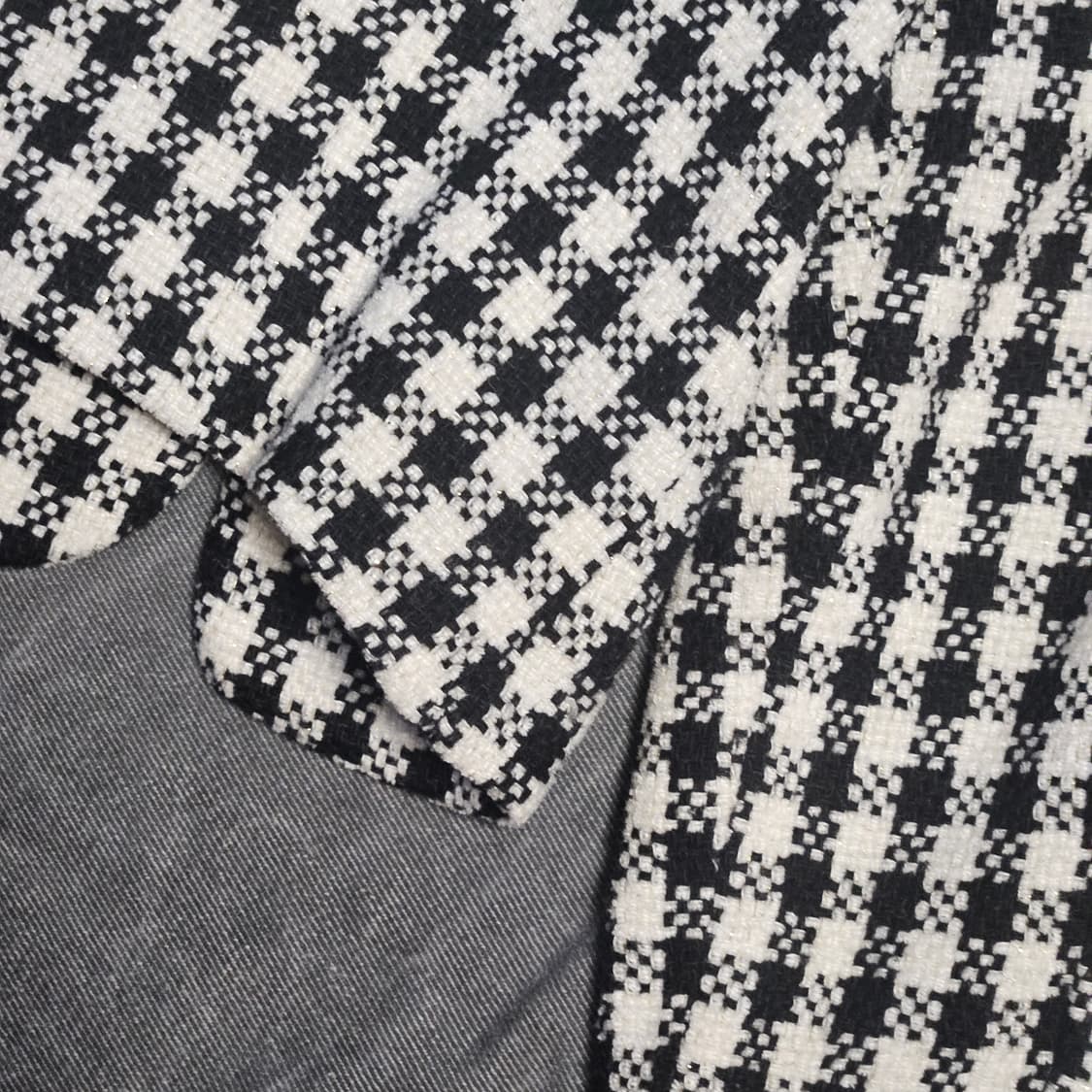 빈티지 체크 자켓 상품이미지5