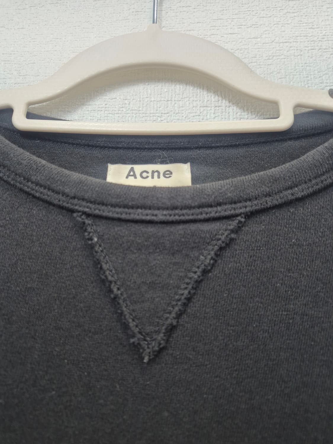 아크네 스튜디오 블랙 맨투맨 오버핏 / 110 (정품) 상품이미지3