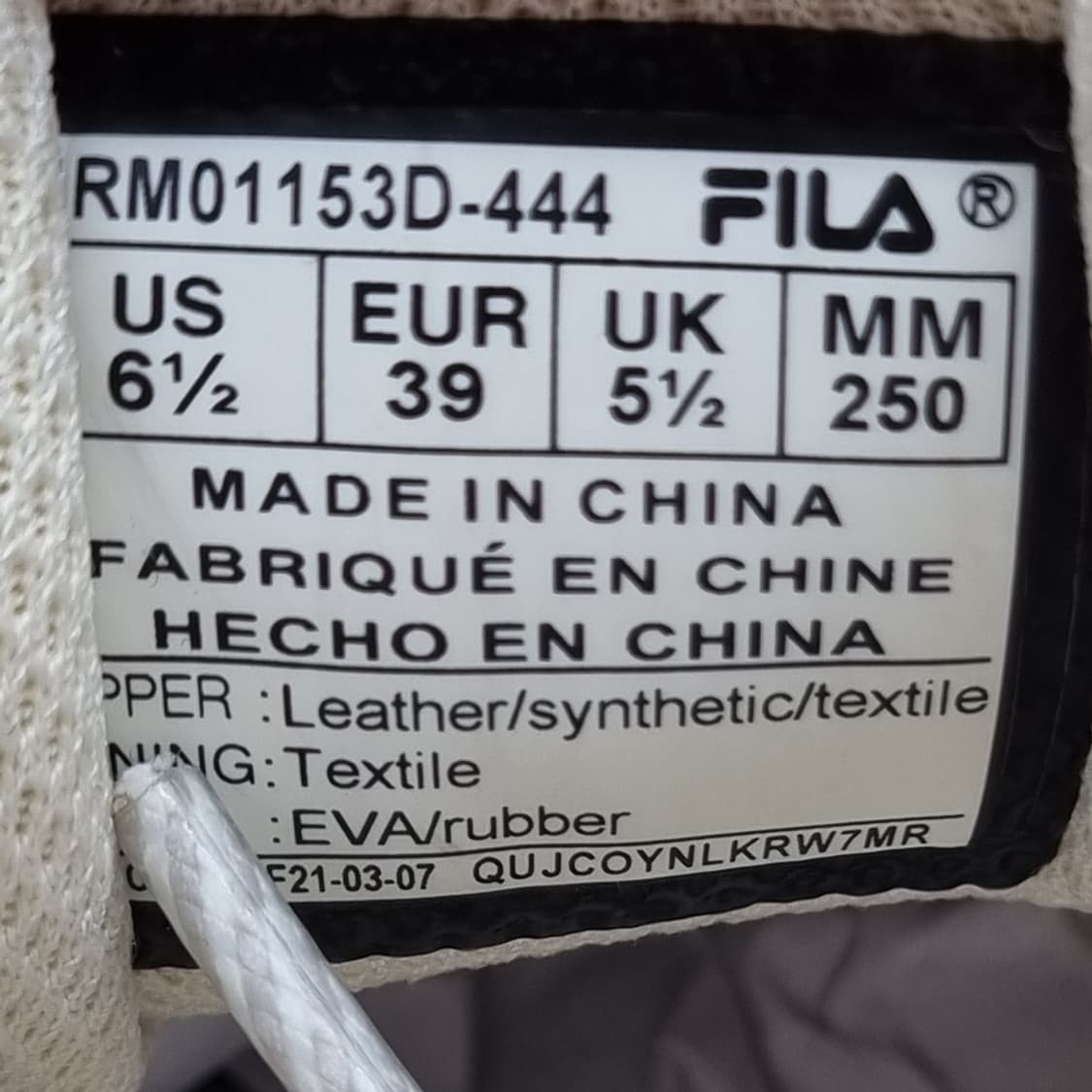 휠라 레이트레이서 운동화250 상품이미지6