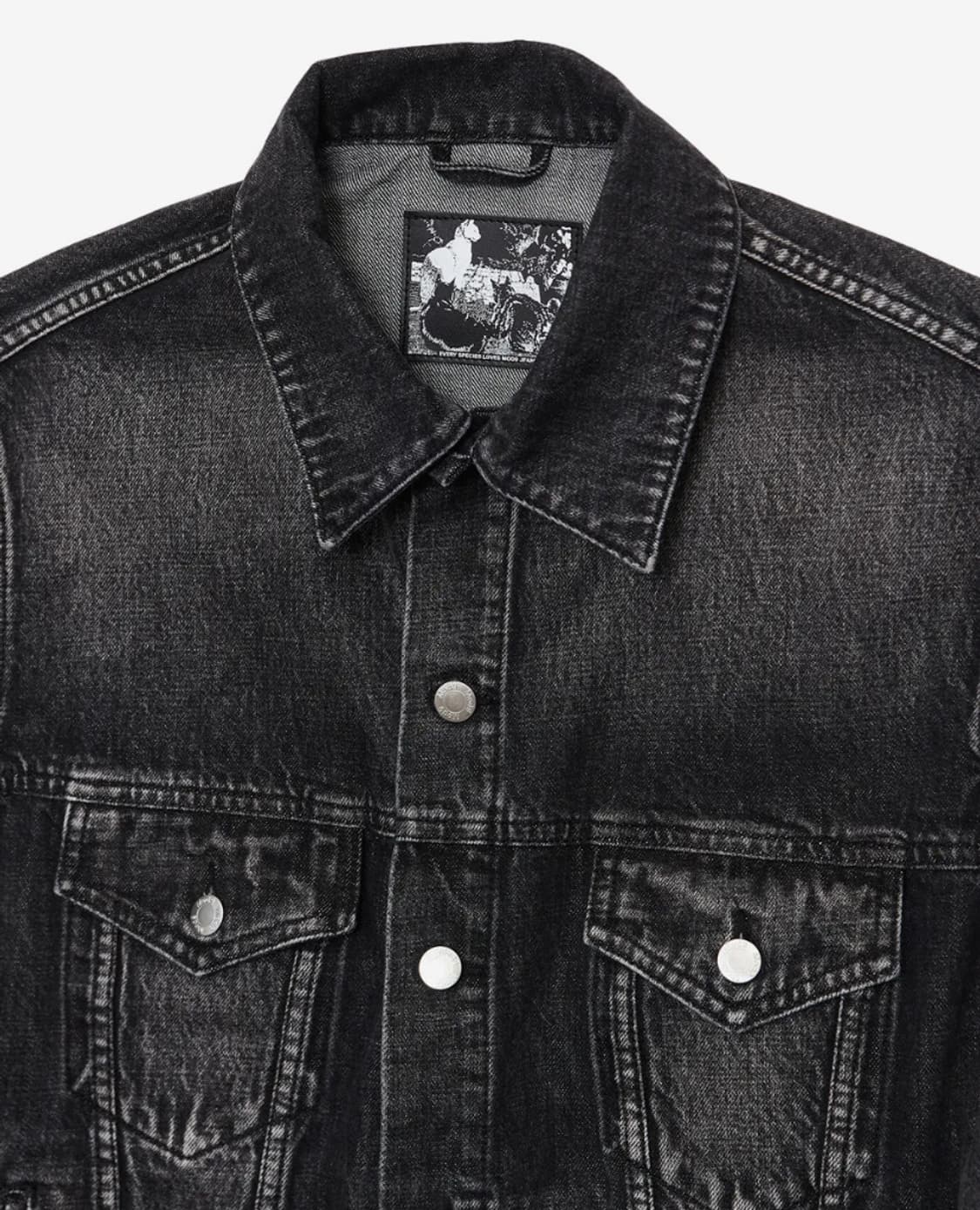 모드나인 휴머노이드 미디엄블랙 흑청자켓 M 상품이미지8