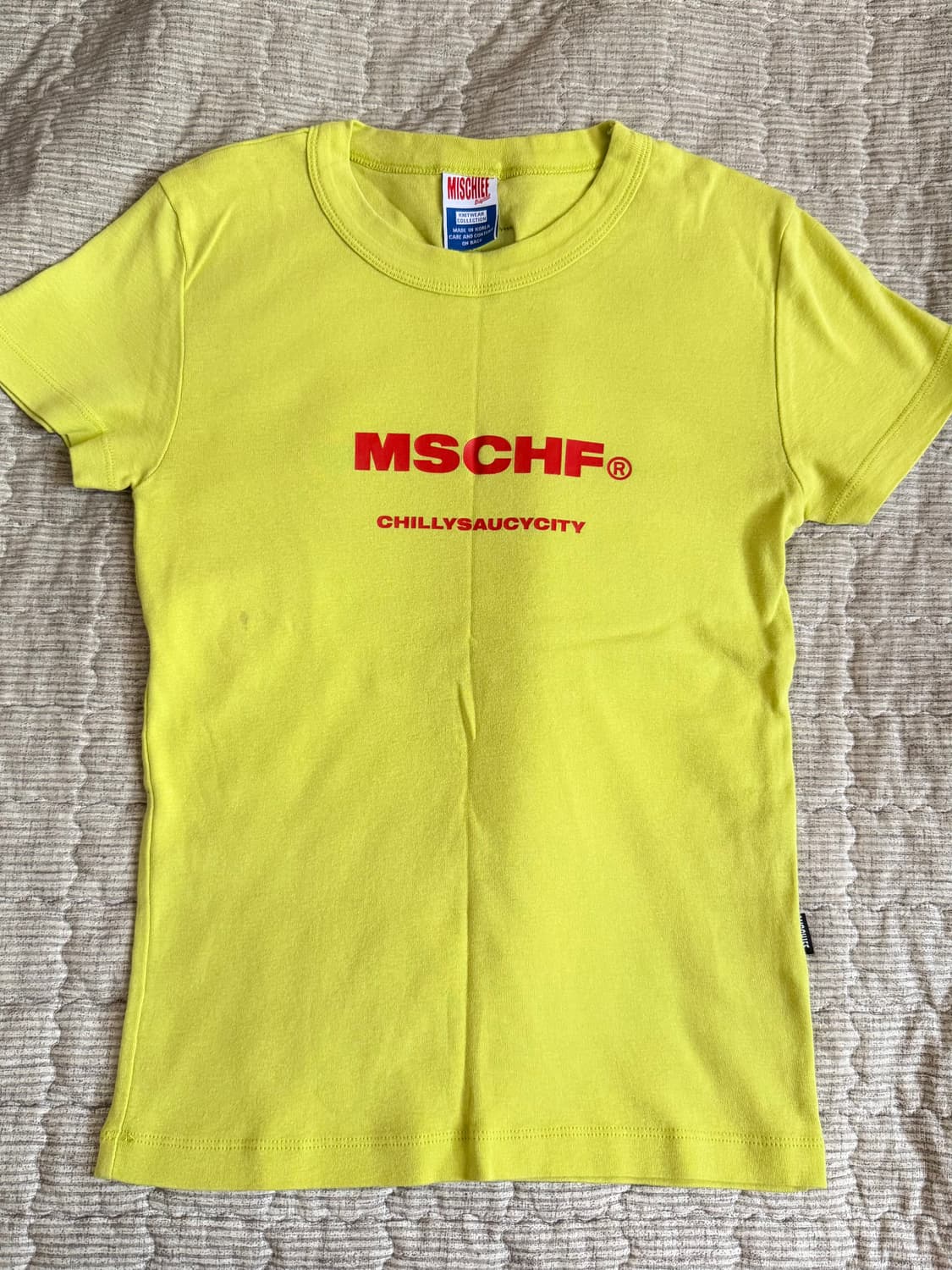 미스치프 CSC 반팔티 (라이트 그린) 상품이미지4