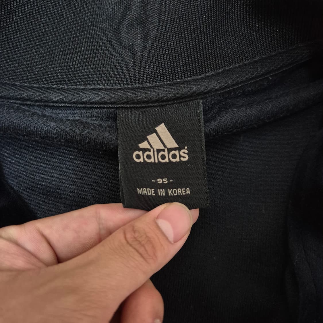 아디다스 벨루어 벨벳 빅로고 져지 상품이미지4